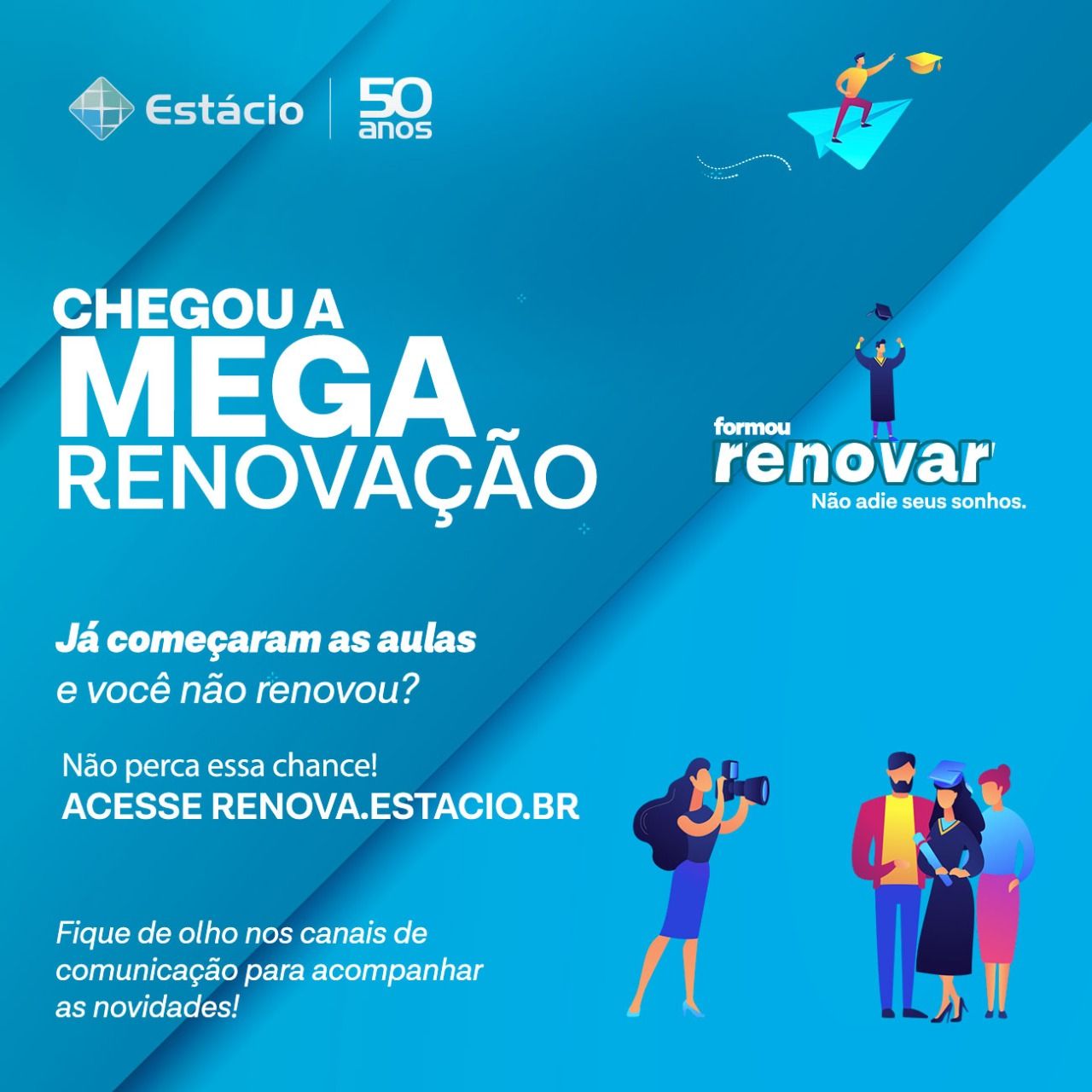 Ainda não renovou? O que tá esperando?!